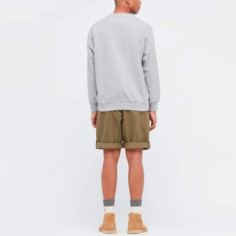 Uniqlo Серия Коллабораций JW Anderson Свитшот Свободного Кроя С Принтом С Длинным Рукавом Мужской свитшот Серый 449456-05