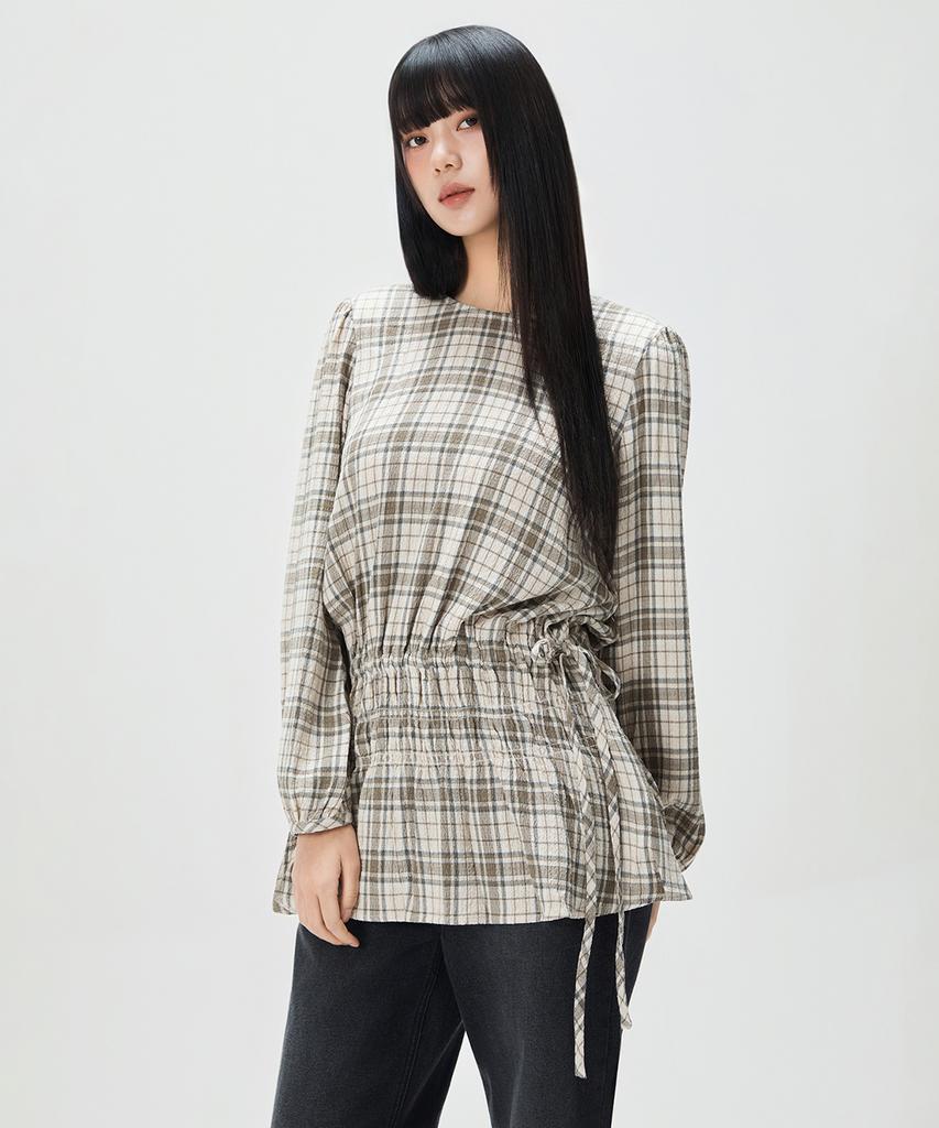 MIXXO Мини-платье с оборками и расклешенной юбкой_Miwowg111B