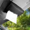 PU Leather Car Tissue Box Auto Badge Paper Towel Bag Hanging Storage For Mercedes Benz W204 W124 W201 W202 W212 W205 GLA CLA AMG
