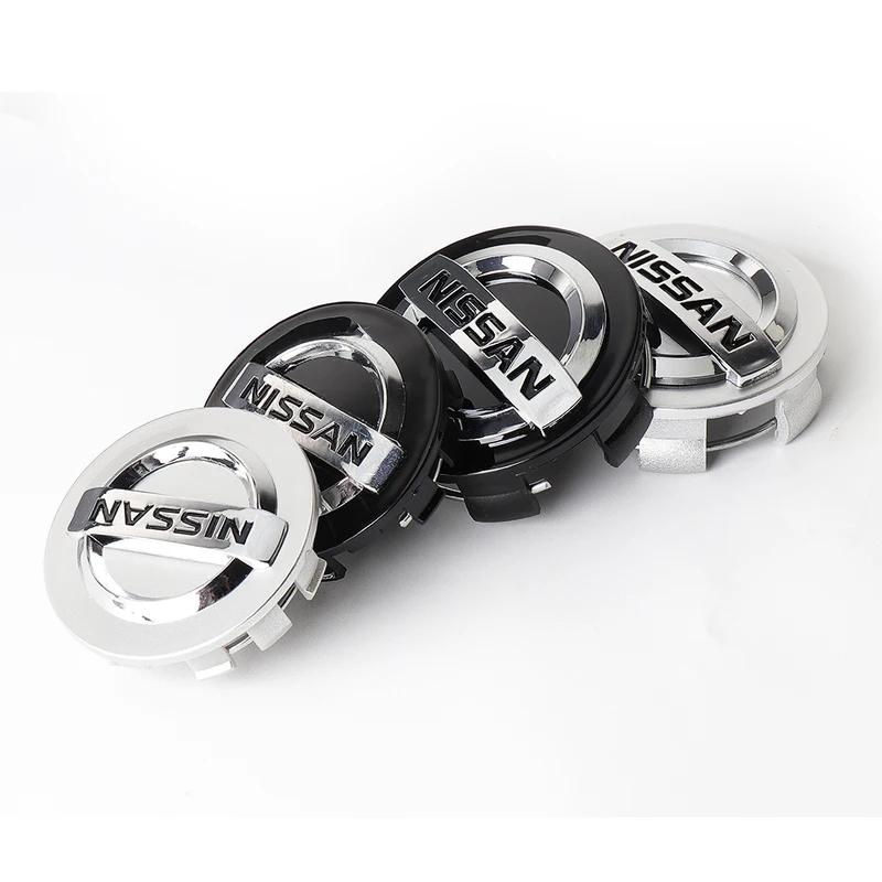 4Pcs 54/60mm For Nissan X-trail Qashqai J10 J11 Note Juke H Patrol Leaf Tiida Car Wheel Center Hub Caps Rims Cover Accessorie