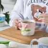 Керамическая кружка-тюльпан, креативная, для дома, для завтрака, для пары, кофейная, для воды, женская, новая 2026, красивый дизайн