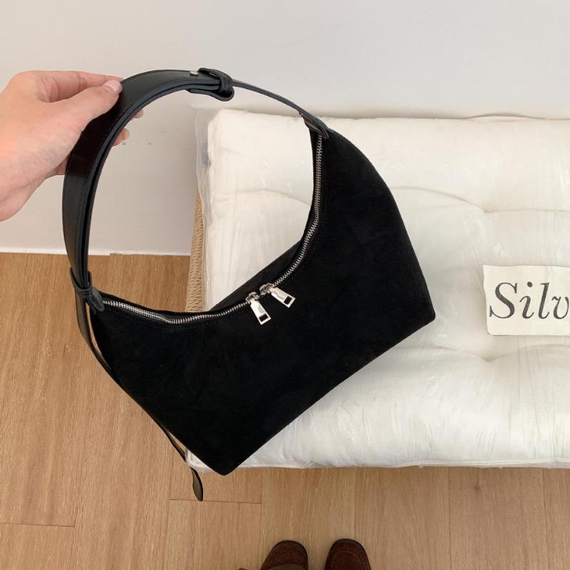 Ретро замшевая сумка модный тренд портативная сумка через плечо нишевая осенне-зимняя новая замшевая сумка-мессенджер женская