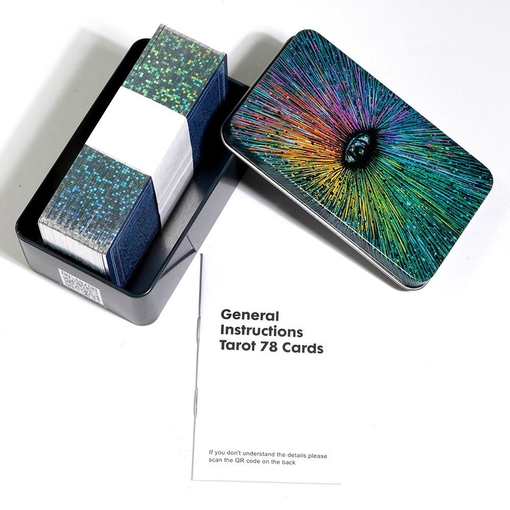 Таро Prisma Vision 10,3*6 см в жестяной коробке с путеводителем, 78 шт.