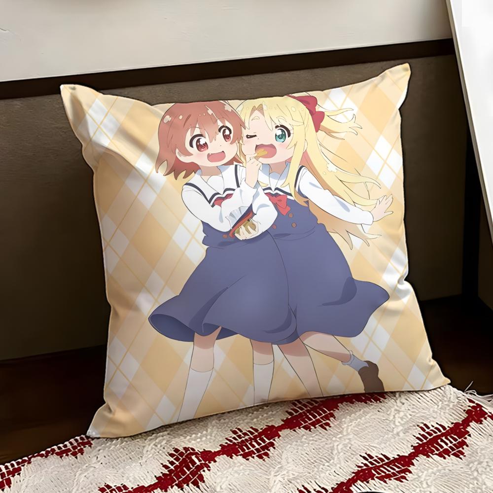 Аниме Милый WWataten Наволочка Двусторонняя Мягкая Прочная Подушка Чехол для Дома Автомобиля Многоцелевое Использование для Ежедневного Комфорта