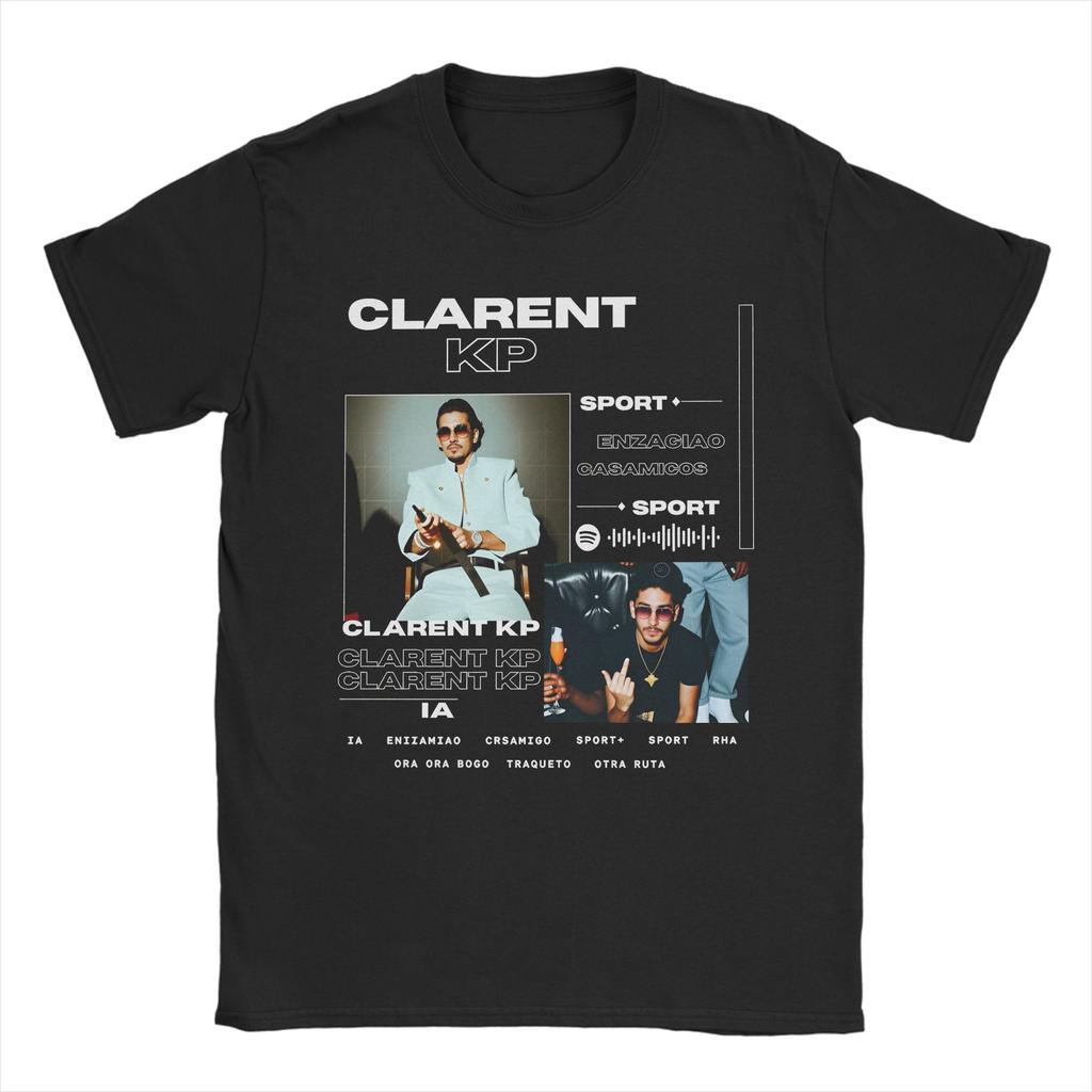 Unisex Rapper CLARENT Album T Shirt Cotton Clothing Casual Short Sleeve Round Collar Tee Shirt Graphic Printed TShirts