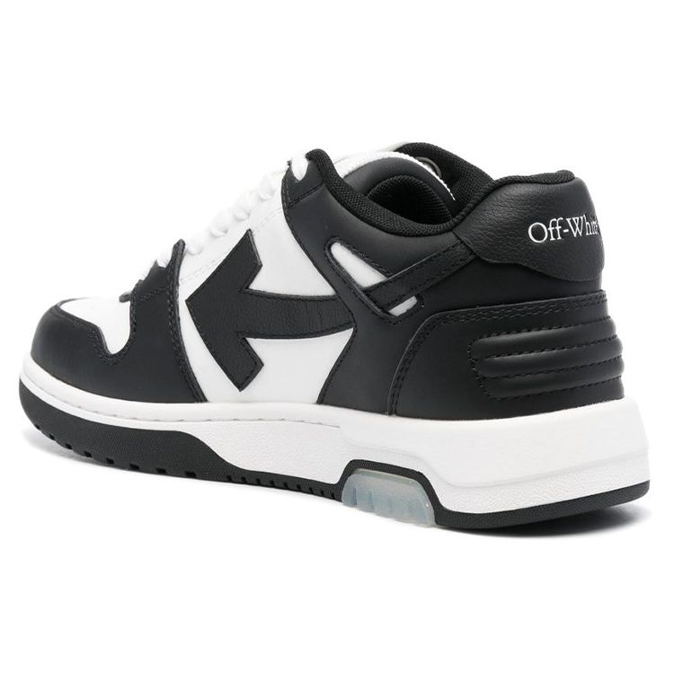 Off-White Out of Office Черно-белые 2023 Женские кроссовки OWIA259C99LEA006-0110