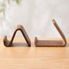 Mobile Phone Stand Walnut Solid Wood Phone Stand Creative Desktop Support Rack for Home Travel Office