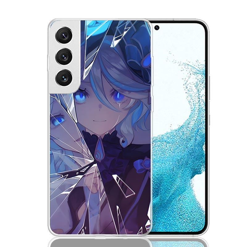Чехол для телефона Genshin Impact Furina для Samsung Galaxy S26 S25 Edge S24 S23 FE S22 Ultra S21 Plus S20 + Fundas Cover Coque Galaxy S
