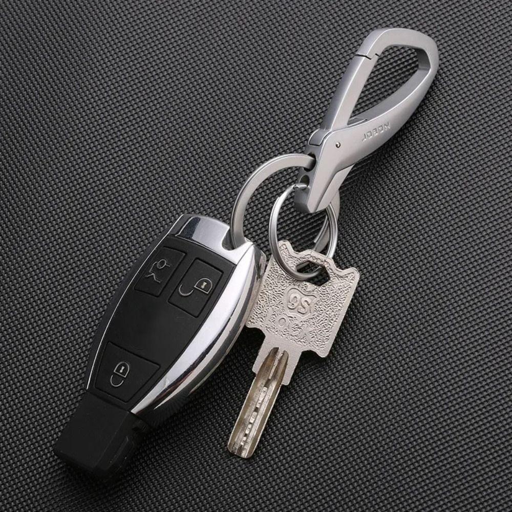 Double Ring Metal Key Chain Senior Key Chain Pendant High Quality Car Key Ring Gift