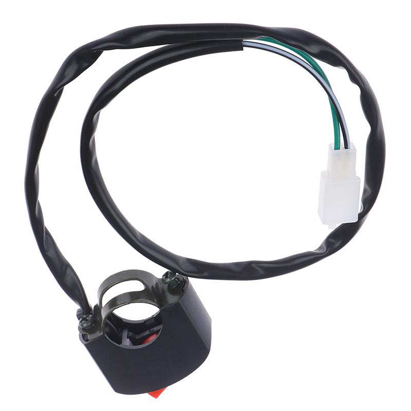 Выключатель света на руле мотоцикла, кнопка включения-выключения, аварийный выключатель аварийного освещения