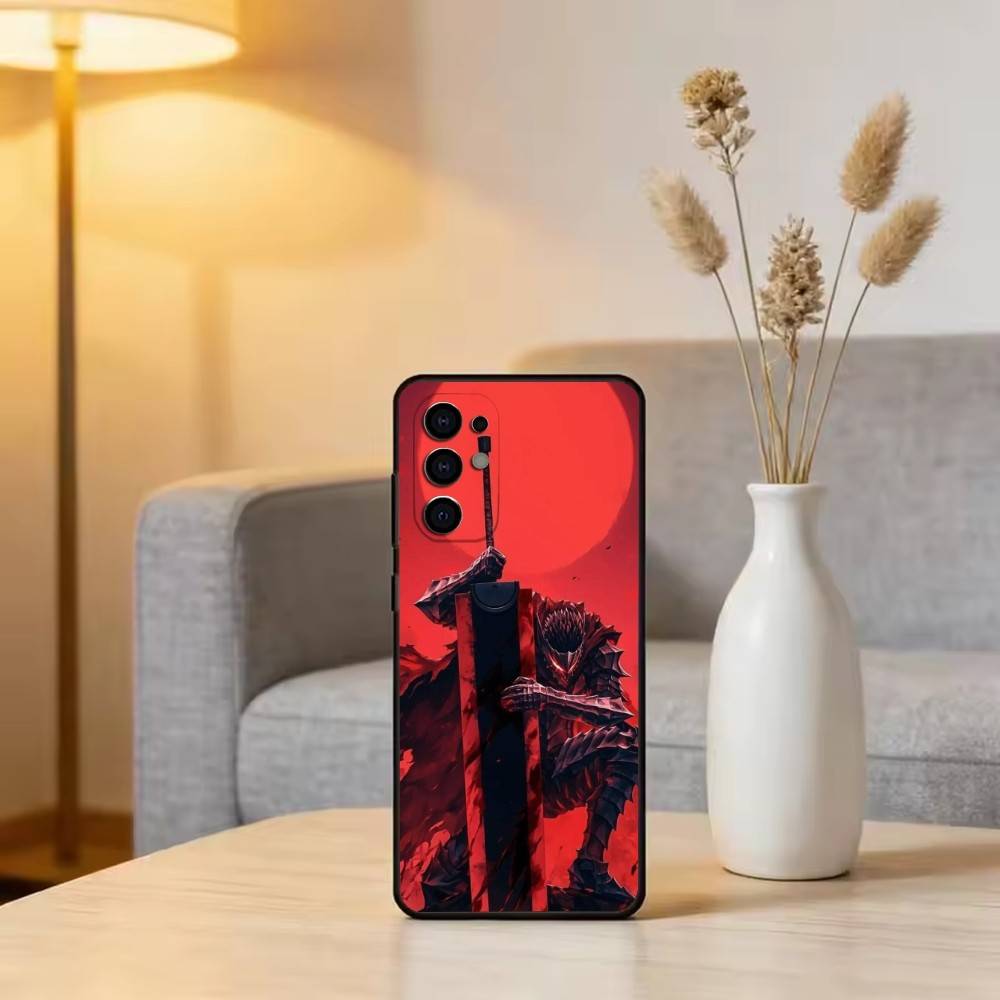 Крутой Популярный Чехол Для Телефона С Комиксом B-Berserk Для Samsung S25,S24,S21,S22,S23,S30,Ultra,S20,Plus,Fe, Мягкий Силиконовый Черный Чехол