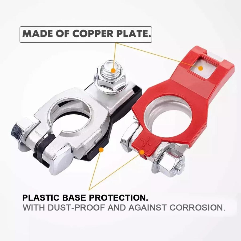 Battery Terminals For - Compatible For , Maxima, Rouge, Murano,243407F000,24340-7F000, 243407F001, Positive And Negative,Plastic