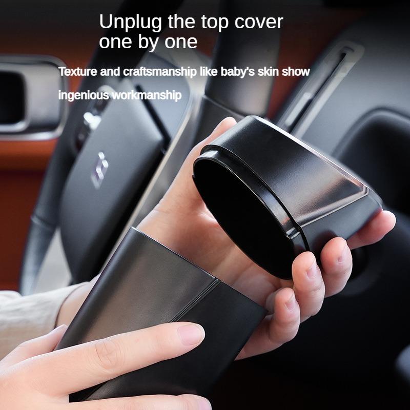 Новый автомобильный мусорный бак, многофункциональный мусорный бак двойного назначения в автомобиле и домашнем мини-автомобильном мусорном баке