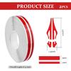 2PCS Pinstripe Tape Car Decorations,Universal Vinyl Pinstripe Tape for Body Emblems Trim Car Stickers,32Ft Automotive Pinstriping Tape Car Decals for