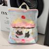 Storage Bag Mesh Bag Cute Cartoon Cat Machine Wash Bag Portable Laundry Bag