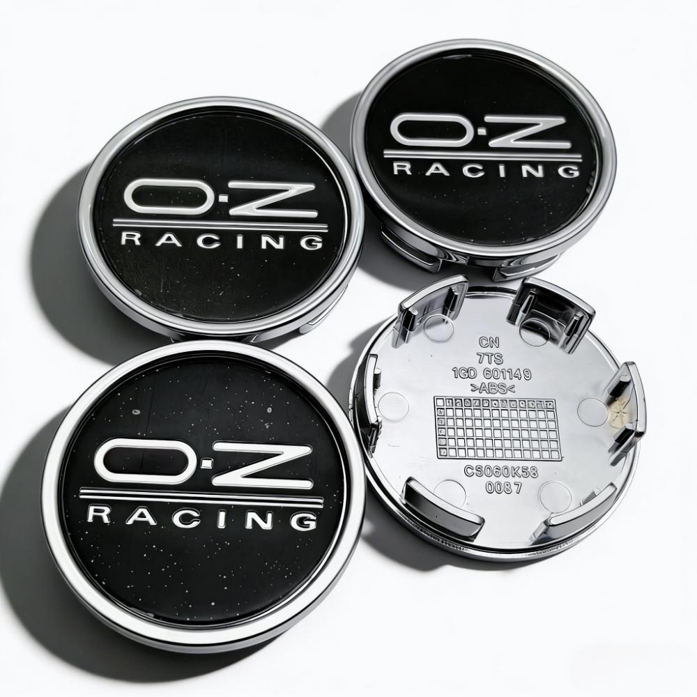 4 шт. 58 мм 53 мм Центральные колпачки на диски автомобиля с логотипом OZ O.Z Racing Значок Заглушка центра ступицы колеса Аксессуары для ступицы