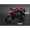 1/12 DUCATI Streetfighter V4 Карбоновый Красный Литой Игрушечный Транспорт Коллекционные Хобби Модель Мотоцикла Игрушки Детские Подарки на День Рождения