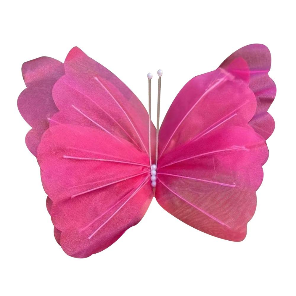 Big Size 3D Butterfly Decoration 50cm Large Artificial Butterfly Valentines Day