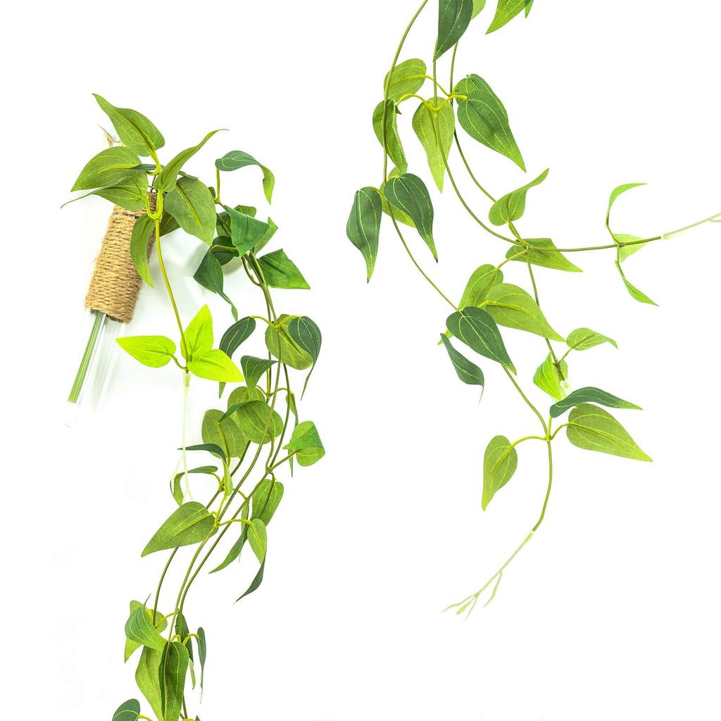 WillingYou Искусственные зеленые подвесные растения с настенным подвесным искусственным искусственным в горшках Общая длина 70 см Ваза, Растения, Растения,