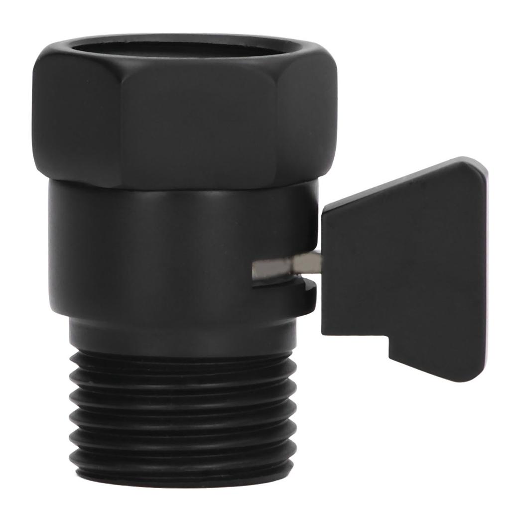 Шаровой кран G1/2 Латунный кран для регулировки воды Черный клапан для лейки душа для дома ванной комнаты