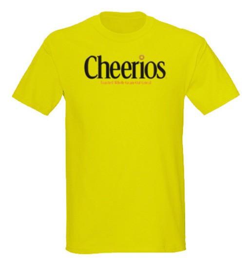 Футболка унисекс с принтом завтрака CHEERIOS