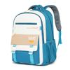 Нейтральный простой рюкзак с цветными блоками большой вместимости для студентов школы