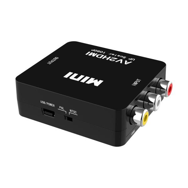 Конвертер RCA AV в HDMI Высокое качество HD 1080P Адаптер AV2HDMI для ТВ PS3 PS4 ПК DVD Xbox Проектор Конвертер RCA в HDMI