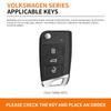 Zinc Alloy Car Track Style Design Cool Key Case Cover Shell For VW Volkswagen Golf 7 MK7 Tiguan MK2 Tiguan Passat Jetta E-golf zk9