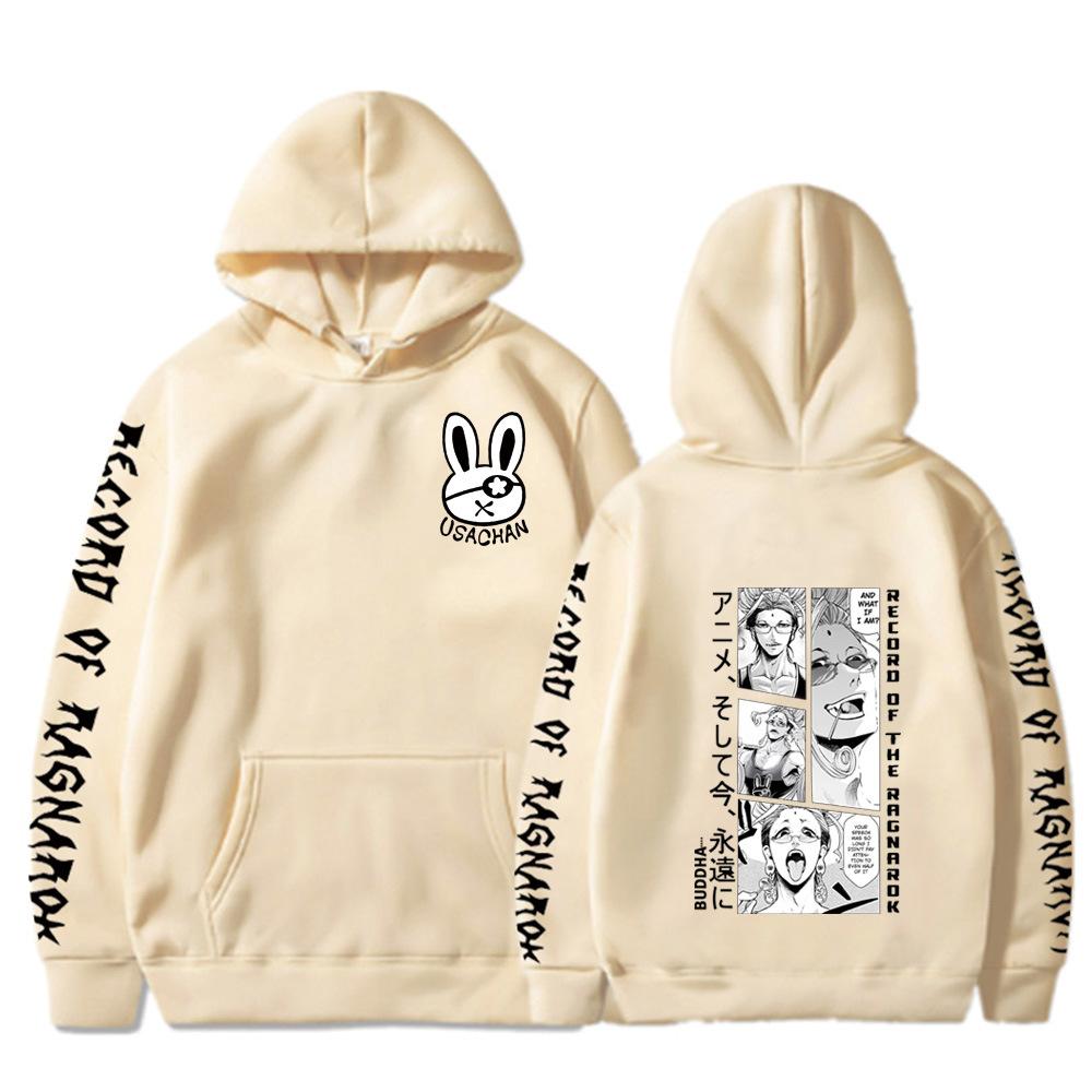Толстовки с капюшоном Record of Ragnarok, пуловеры, повседневный топ Kawaii BUDDHA Same Paragraph, модная толстовка с капюшоном в стиле аниме