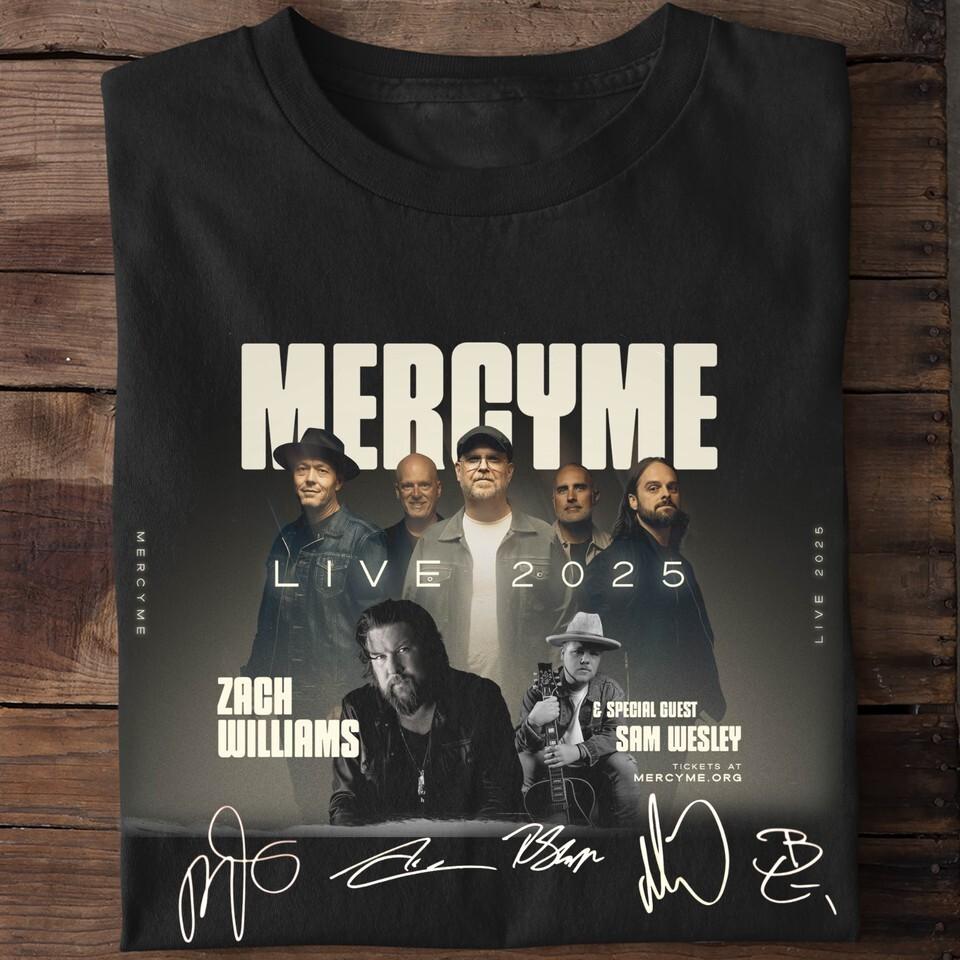 MercyMe Band Tour 2025 Collection Gift For Fan S to 3XL T-shirt Unisex T-Shirt