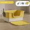 Giant Open Cat Litter Box - Splash-Proof for Large Cats
