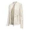 Fashion Women's Leather Jacket PU Leather Short Coat Stand Collar Jacket Women's Spring and Autumn Thin Leather Jacket