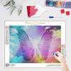 Полный круглый алмаз картина бабочка вышивка крестиком Алмазная вышивка животные стразы фотографии ремесленные изделия 30x40 см/12x16 дюймов