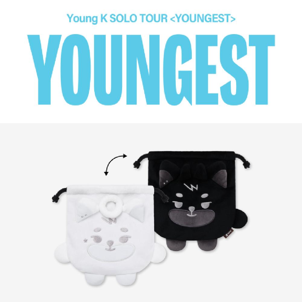 Предзаказ Сольный тур Young K YOUNGEST DENIMALZ KE Двусторонняя сумка-мешочек на завязках