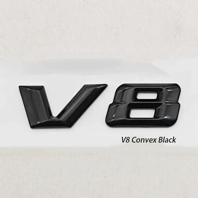 3D ABS Хромированные Буквы Наклейка Значок на Крыло Автомобиля Эмблема V8 Для Mercedes Maybach S600 W222 S500 W140 CL600 M275 CLS63