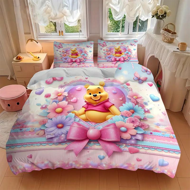 Piglet'S Sweet Fantasy World Print 3Pcs Bedding Setduvet Cover With 2 Bedropillowcase Home Birthday Gift