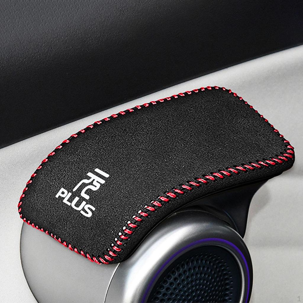Защитная накладка на ручку двери из замши для Byd Atto 3, модифицированные аксессуары, красная нить