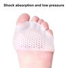 1 Pair Silicone Toe Separators for Women Supportive Toe Spacers for Overlapping Toes Foot Corrector Forefoot Pad for Plantar Pain Relief