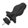 Renbu Penetrating Anal Plug with Lid Silicone Black L 69mmx130mm TaRiss's