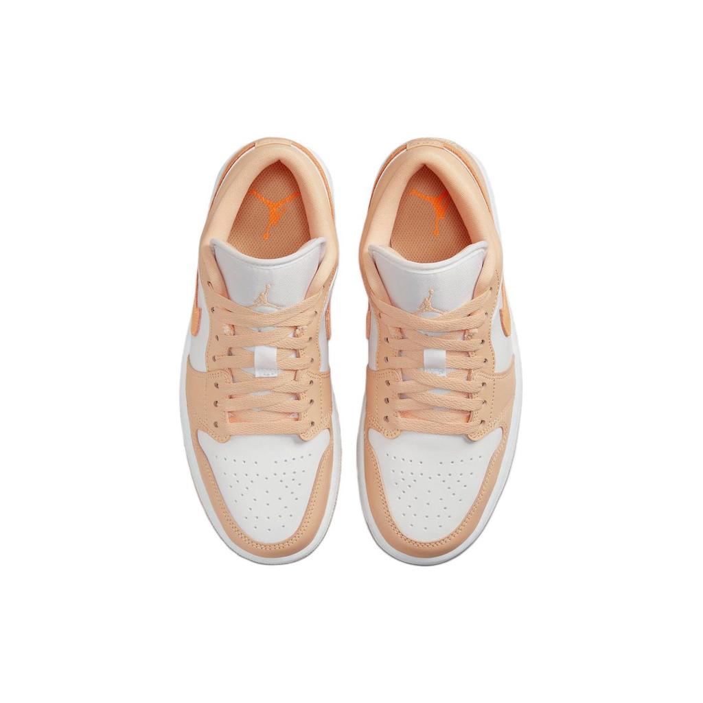 Женские кроссовки Air Jordan 1 Low Sunset Haze Orange White Bright-Citrus DC0774-801