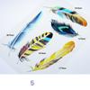 Car Modified Car Decal Feather Rear Trunk Sticker Creative Decoration  Window