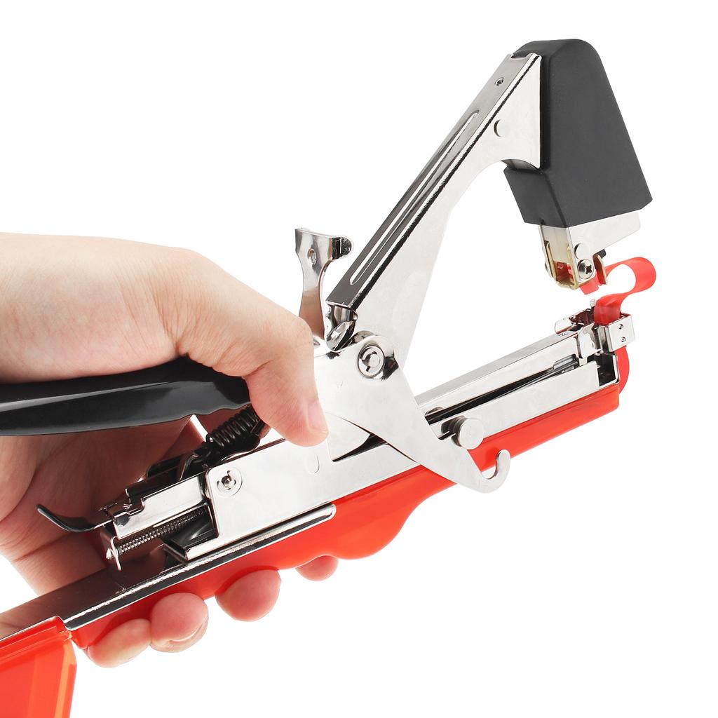 Модернизированная легкая машина для обвязывания растений томатной лентой для садовых овощей, винограда, огурцов, перца с ленточным штапельным инструментом для фруктового шпагата