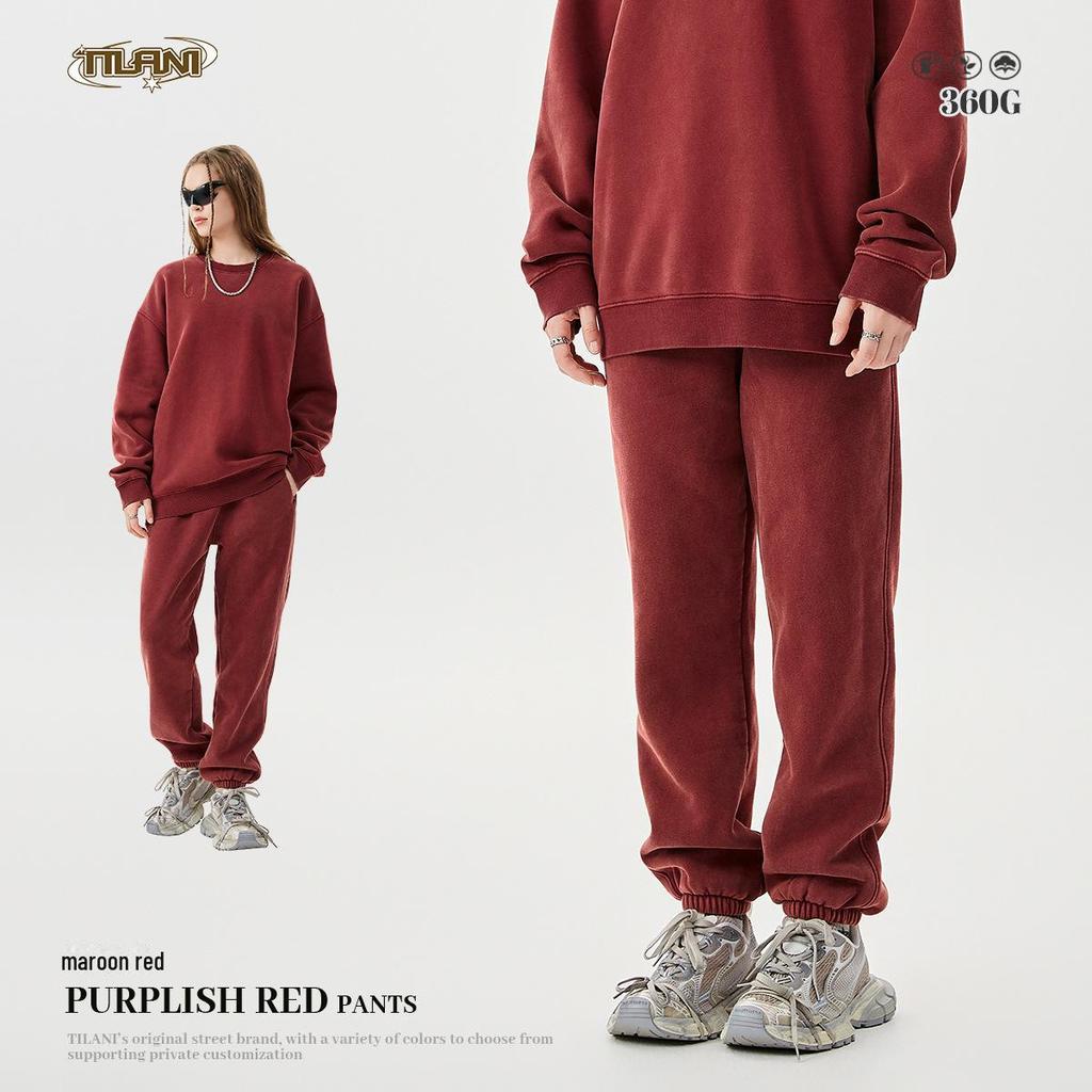 TILANI мужские американские ретро-леггинсы с батиковым принтом и бархатом — повседневные спортивные штаны для мужчин и пар