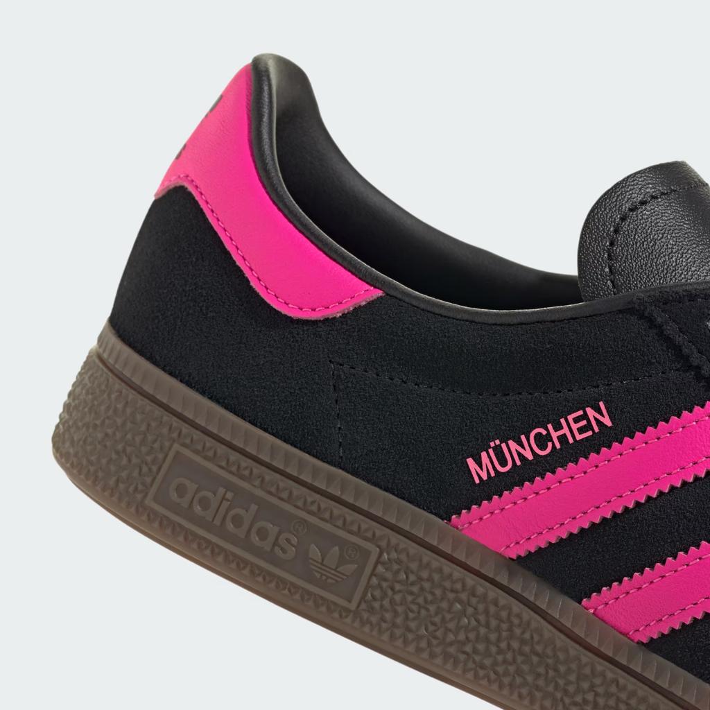 JS4000 adidas Originals Munchen Core Black Lucid Pink Gum (Мужской)