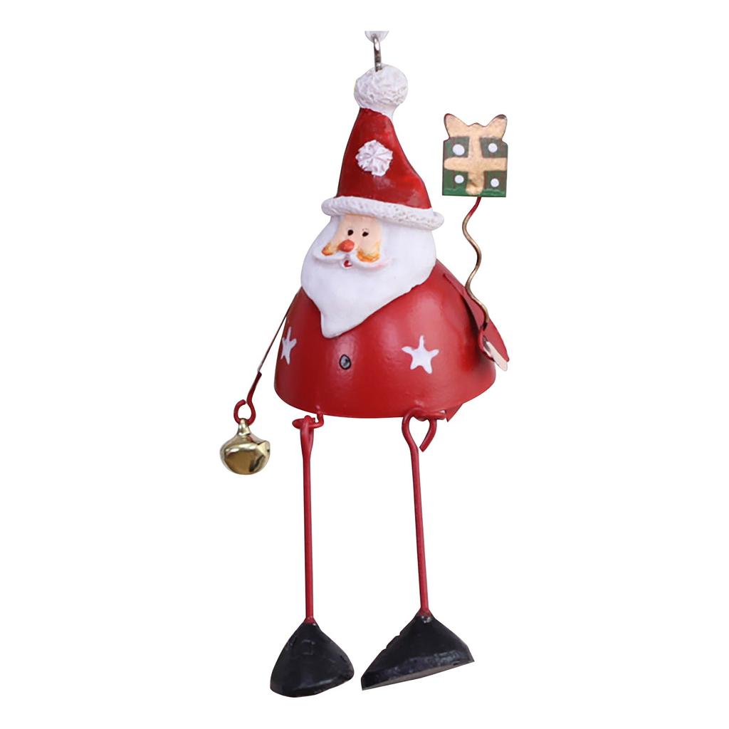 Железные рождественские подвески Санта-Клаус Снеговик Металлические подвески Реквизит Украшения для рождественской елки Украшения