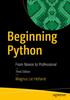 Книга Beginning Python : From Novice To Professional