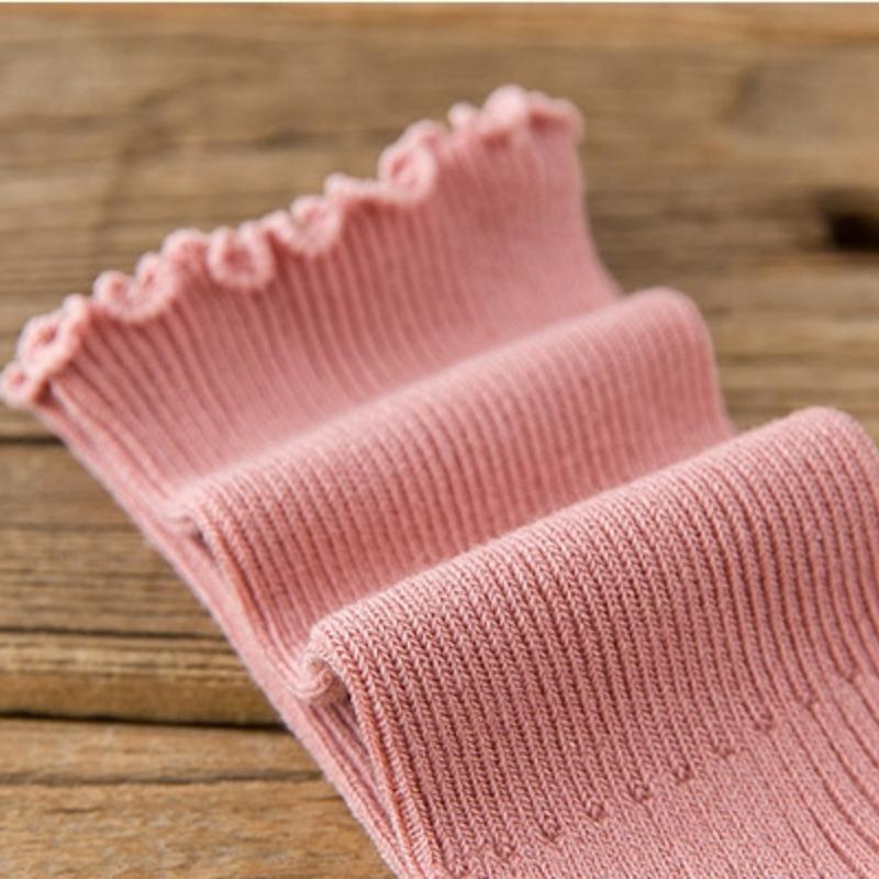 Твердые носки длиной до середины голени, удобные осенние носки длиной до щиколотки, женские носки