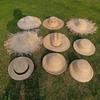 Raffia Straw Hat Women's Bohemian Straw Hat Women's Vacation Sun Hat Beach Summer Vacation Jazz Hat Panama Sun Hat