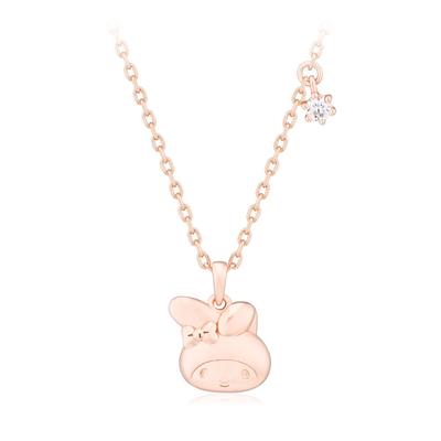Sawnio Hello Kitty Ювелирные изделия My Melody Подвеска с подписью Mmsn398