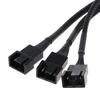 Новинка Вентилятор 4-контактный к 3 x 4-контактным/3-контактным PWM Удлинительный кабель 4-контактный к 3-стороннему Y-разветвителю